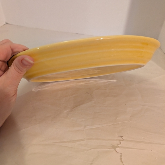 Fiesta 9.5 inch Small Oval Serving Platter in Yellow Color - Picture 6 of 7